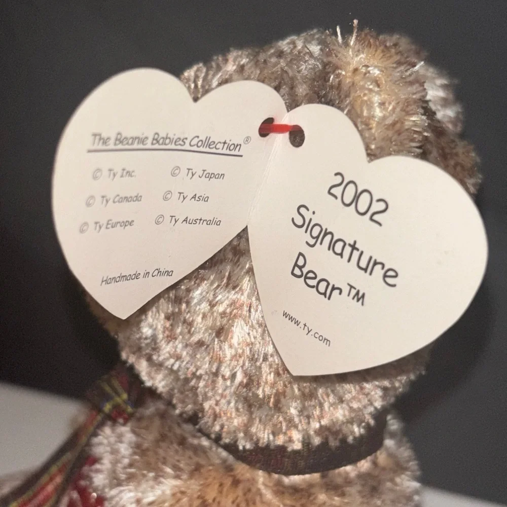 TY Beanie Baby 2002 SIGNATURE Bear